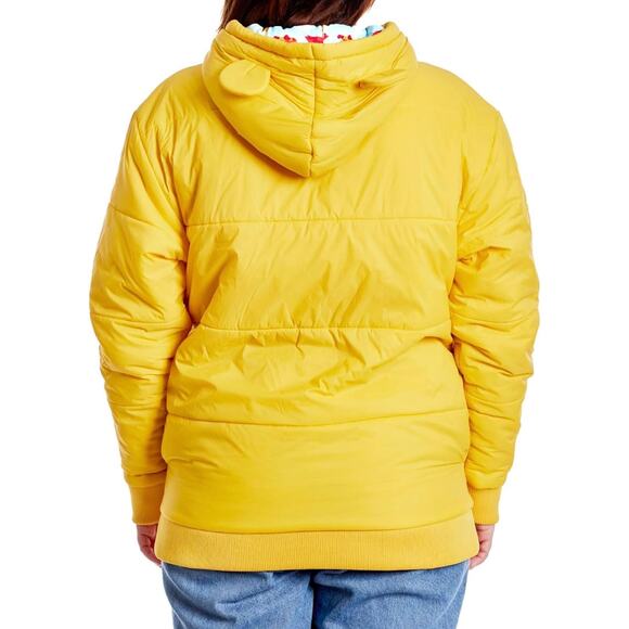 NWT Loungefly Disney Winnie the Pooh Rainy Day Puffer Unisex Hoodie XL - Picture 3 of 8